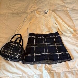 Tahari Sweater, Skirt & Purse Set
